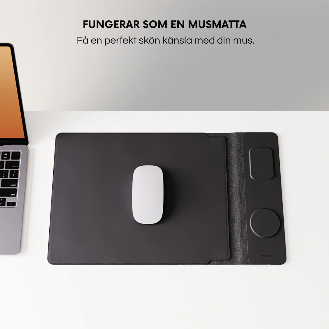 TECHPRO 4-IN-1 LAPTOP SLEEVE MED TRÅDLÖS LADDNING