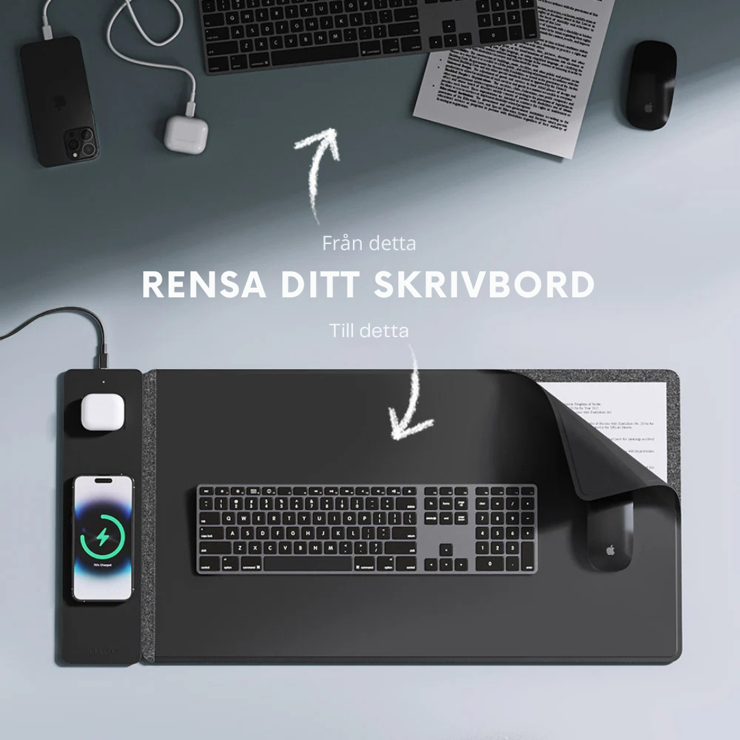 AXIS Trådlös laddningsskrivbordsmatta